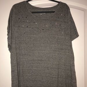 Grey Ava and Viv top with Embellishments